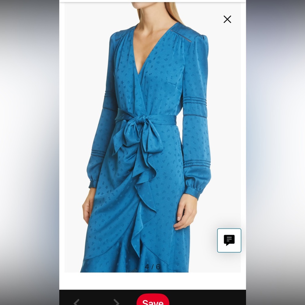 Veronica Beard Miriam tie-waist dress NWT size 6